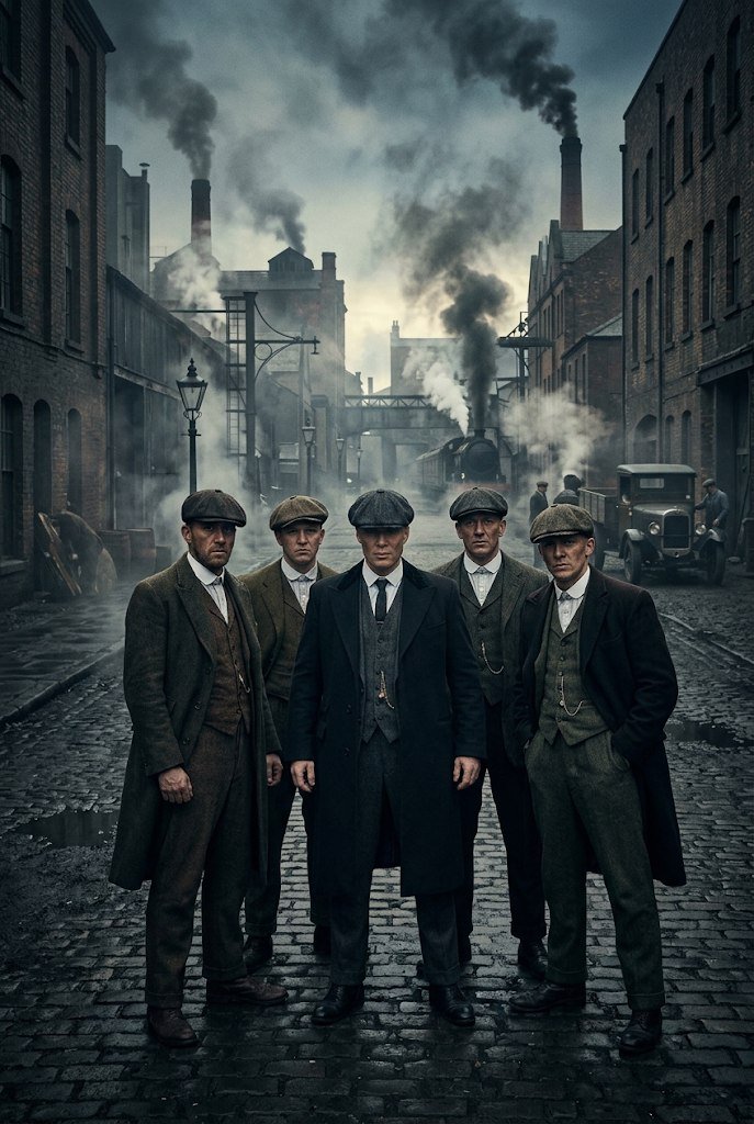 Period crime series poster