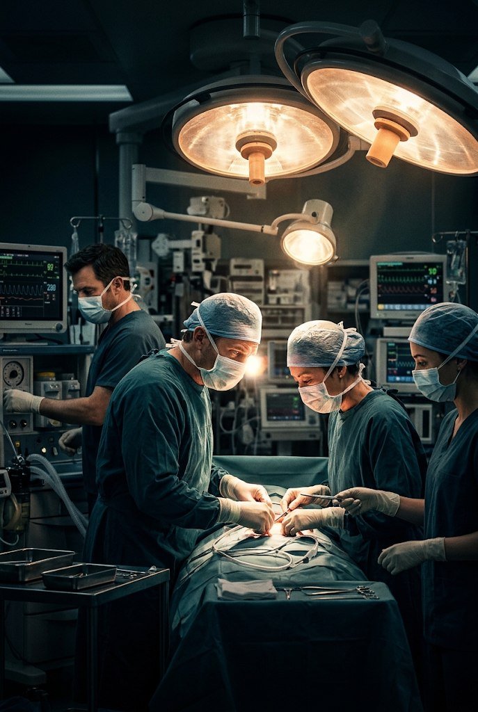 Medical drama series poster